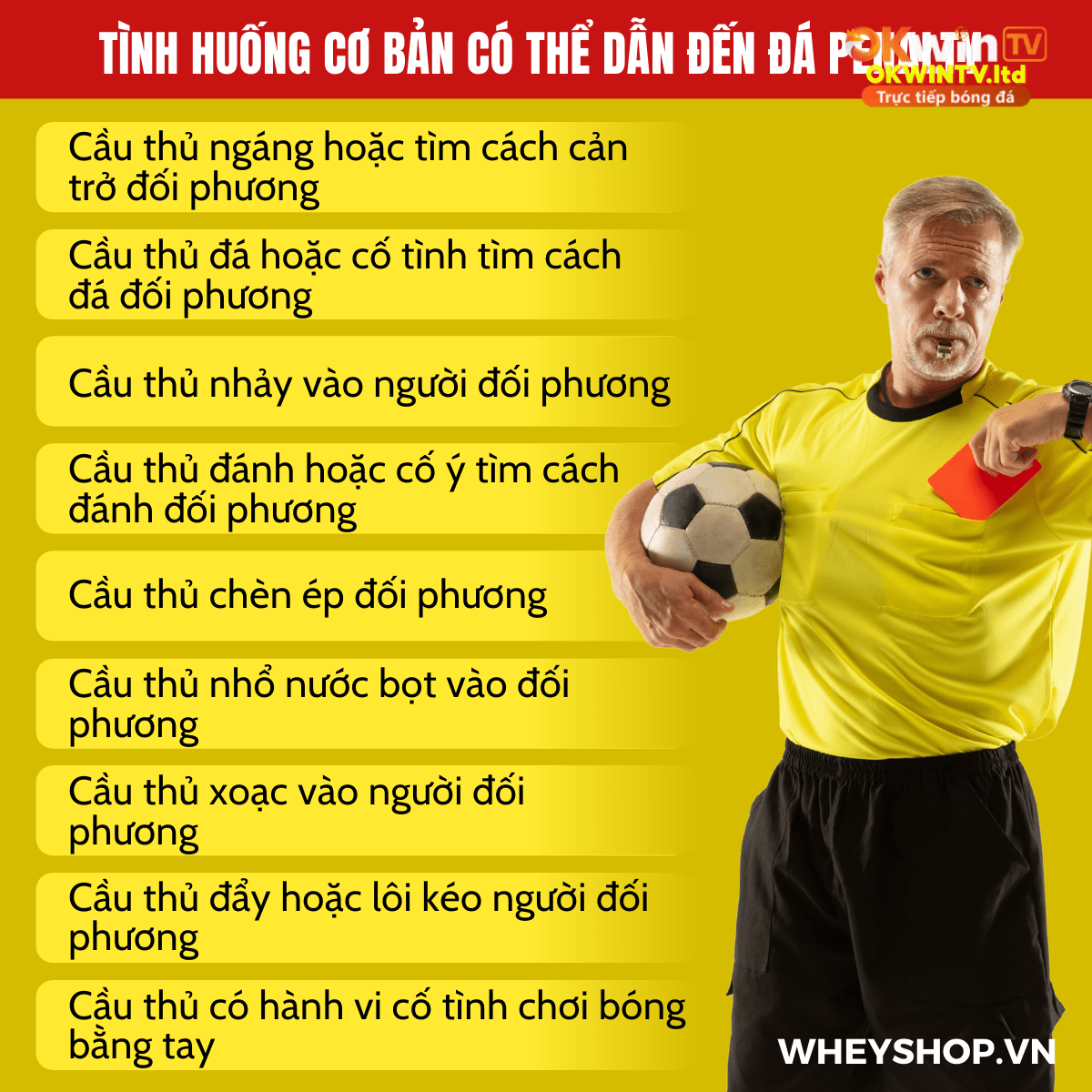 Penalty là gì? Luật đá Penalty cần lưu ý điều gì - WheyShop.vn